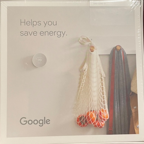 New sealed Google Nest Thermostat, G4CVZ Fog - Picture 4 of 5